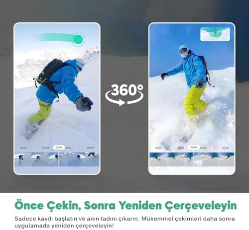 Alternative view of Action Cam 360° in 5.7K, Fotoğraf 72MP