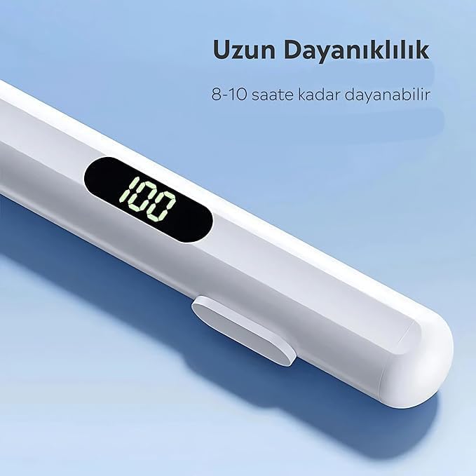ZR61 Ios//Windows Dokunmatik Ekran İçin Pil Göstergeli, Magnetik, Type C Şarj Kablolu Yedek Uçlu Stylus Dokunmatik Kalem