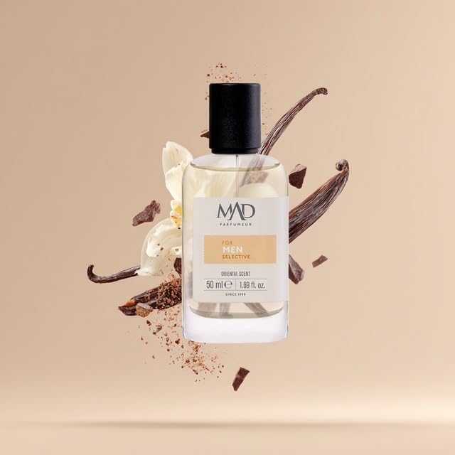 Mad W184 Selective Eau de Parfum (EDP) 50 ml Erkek Parfüm – Tütün, Tonka ve Kuru Meyvelerle Baharatlı, ve Çarpıcı
