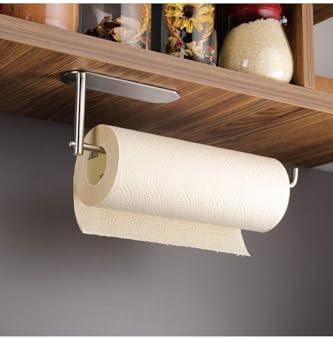 Alternative view of Paslanmaz Çelik Yapışkanlı Kağıt Havlı Askısı, Kağıt Havluluk, 30cm Çok Amaçlı Askılık