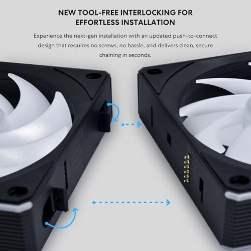 Alternative view of Li UNI FAN CL WİRELESS REVERSE 120 Beyaz Kasa Fanı (G99.12RCL1W1W.00)