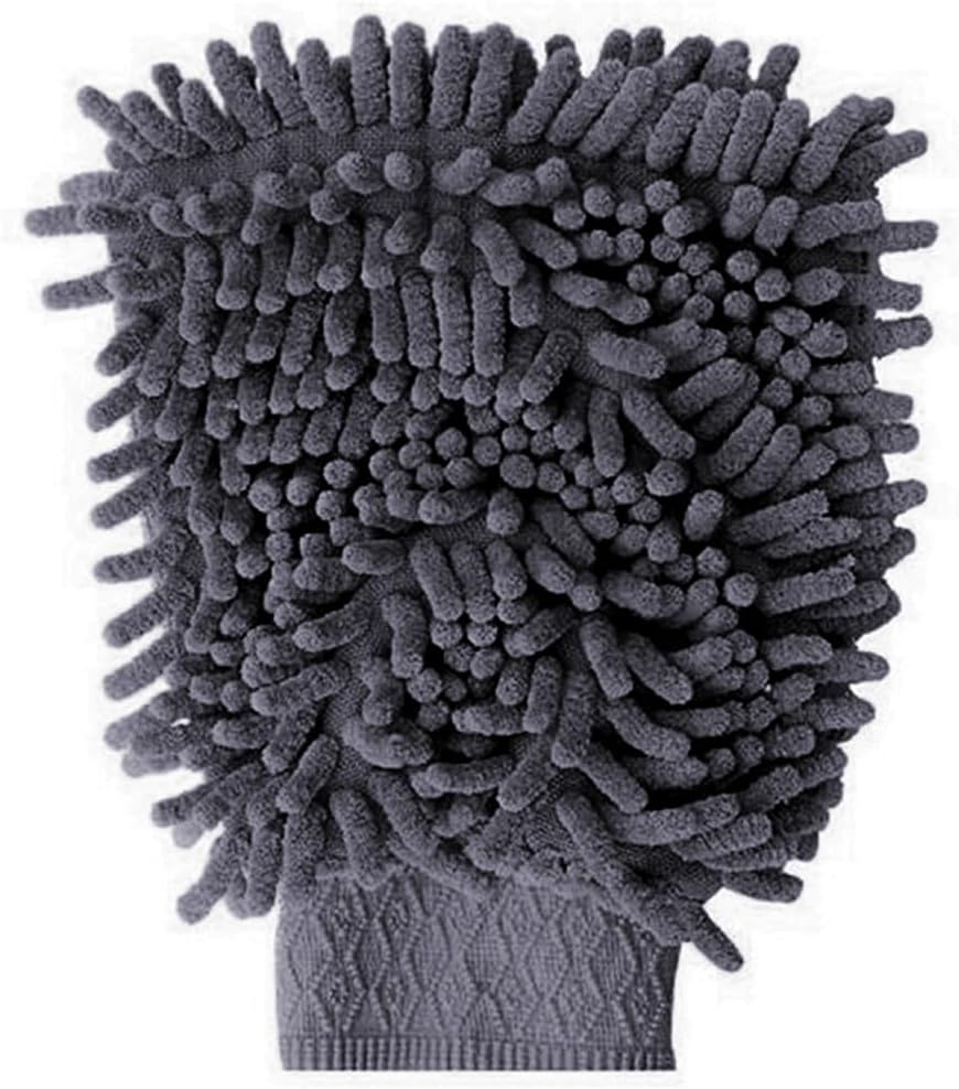 Alternative view of Microlüks Şönil Mikrofiber Oto Yıkama Eldiveni, Gri Renk, 20 x 24 cm.