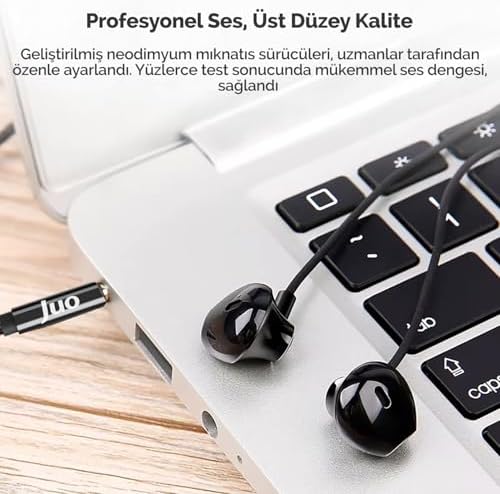 3.5mm Girişli Mikrofonlu Kablolu Kulak İçi Kulaklık Metal