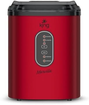 KBM8005 Marvilla Buz Yapma Makinesi | Paslanmaz Çelik Ev Tipi Buz Makinesi