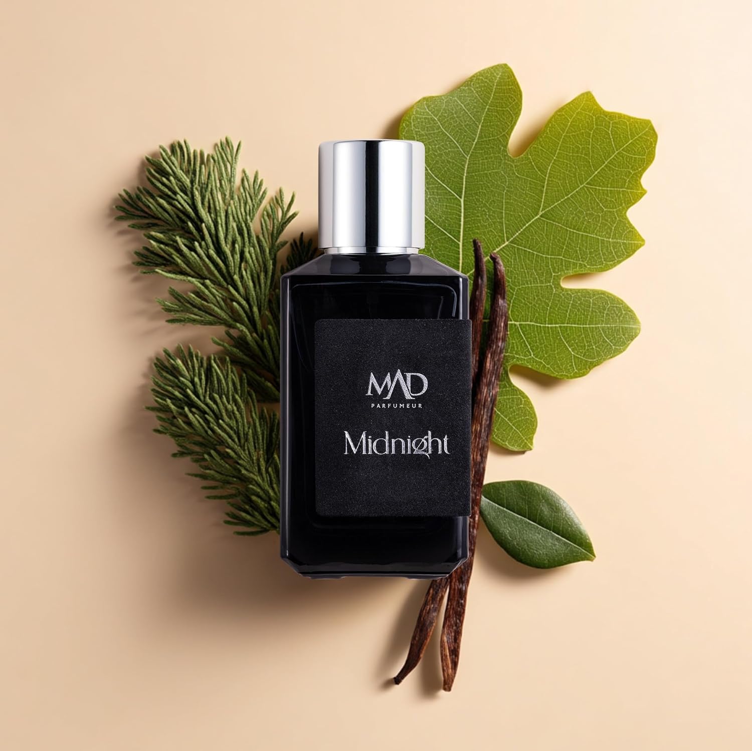 MAD Parfüm,Midnight Extrait de Parfum 100 ml Parfüm – Kakule, Sütlü Notalar ve Vanilya ile Mistik, Baharatlı ve Derin