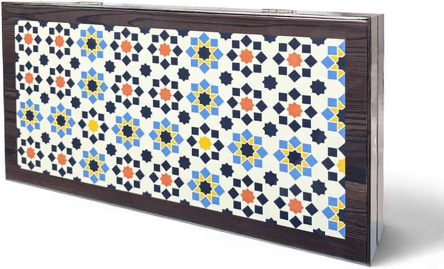 Alternative view of Star Tavla | Çizilmez Zeminli, Mıknatıslı MDF Kasa, 2 Kat Vernik Cilalı