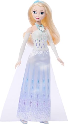 Mattel Filmden ilham alan Mattel Karlar Ülkesi bebek, aksesuarlar, kar tanesi şeklinde değerli taş kutusu ile çocuk yüzüğü dahil 8 sürpriz ve 9 oyun parçası, JJY36