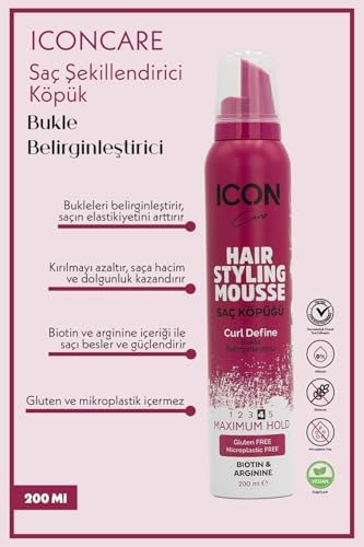 Saç Şek. Köpük Curl Defıne (BUKLE BELİRGİNLEŞTİRİCİ)