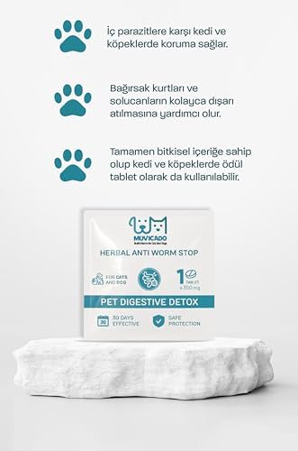 Kedi Köpek Worm Stop İç Dış Parazit Damla Tablet Seti