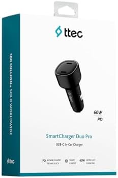 SmartCharger Duo PD 48W Araç Hızlı Şarj Aleti USB-C+USB-A 2CKP02S