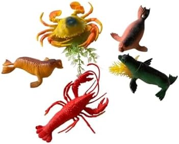 5 Parça Okyanus Hayvan Seti Büyük Boy(8-10cm)
