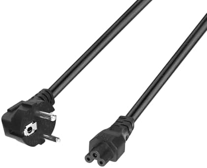 D48 1.5 Metre D48 Power Kablo Güç Kablosu 3 Pin Kutuplu HP Asus Acer Laptop Şarj Cihazı TV Yazıcı Projektör Ekran Şarj Kablosu Tüm Notebook Şarjları Uyumlu Power Kablosu