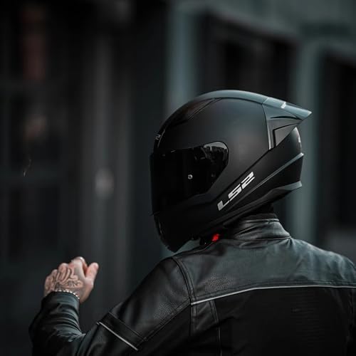 Alternative view of YYK LS2 Rapıd 2 Mat Siyah Race Kapalı Kask – Siyah Vizör Camlı, Çoklu Boyut Seçenekleri ile Üst Düzey Güvenlik ve Konfor Sunan, Gelişmiş Havalandırmalı Yarış Kaskı