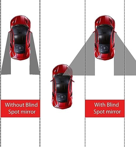 Alternative view of 2'li Ayarlanabilir Kör Nokta Aynası – 360° Dönebilen HD Geniş Açı Çerçevesiz Dikiz Ayna Aparatı, Otomobil, SUV, Kamyon ve Tüm Araçlar ile Uyumlu, Kolay Montajlı Ayna Eklentisi