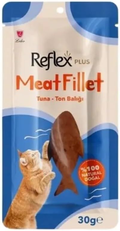 Reflex Plus Meat Fillet Ton Balığı Fileto Kedi Ödülü 30 gr