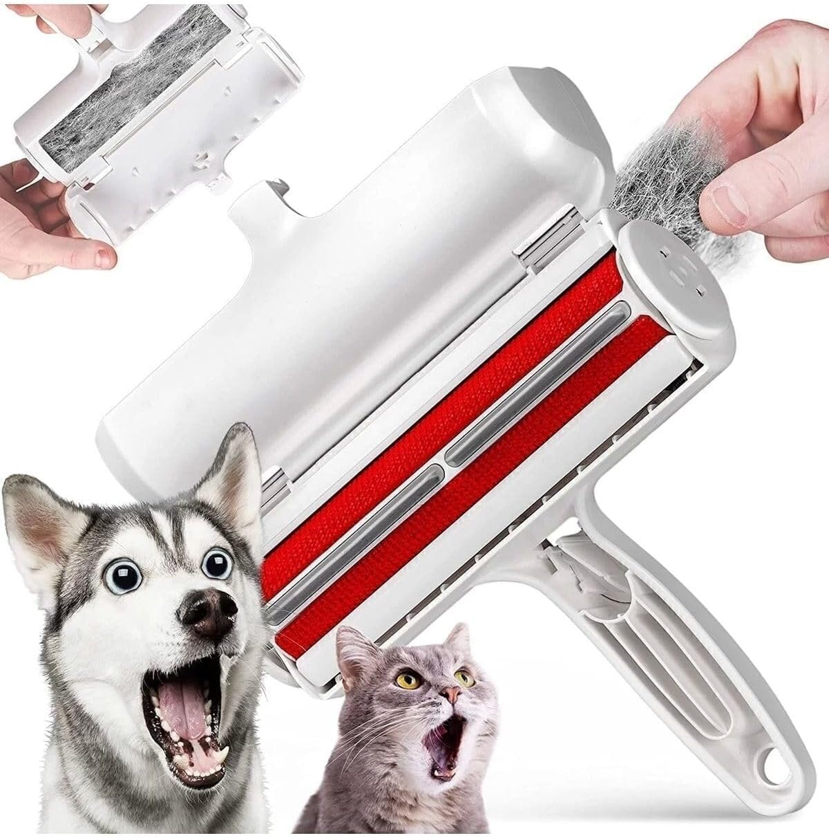 Alternative view of Hazneli Kedi Köpek Kazak Kıyafet Elbise Tüy Temizleyici Kıl Toz Toplayıcı Gırgır,