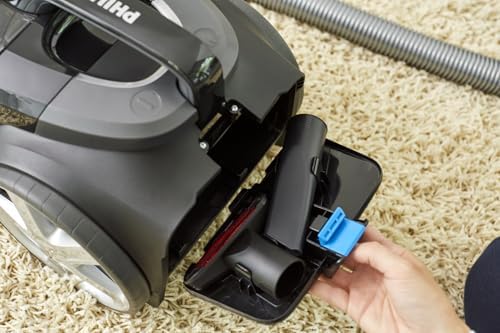 PowerPro Max Torbasız Elektrikli Süpürge - 900W, PowerCyclone 8, Alerji Kilidi, HEPA 13 Filtre, TriActive+ Başlık, Dijital Güç Kontrolü (FC9749/07)