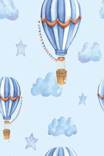 Alternative view of Pelangi Uçan Balon Desenli Dijital Baskılı Yıkanabilir Kaymaz Taban Çocuk Odası Halısı, Açık Mavi 60 x 200, 90OTC42HNG60200