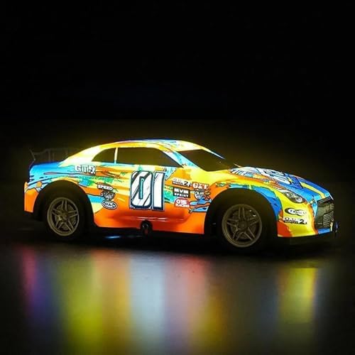 Oyuncak 2.4 Ghz RC Full Fonksiyon LED Işıklı Gövde 1:22 Şarjlı Uzaktan Kumandalı Arabası (sarı)