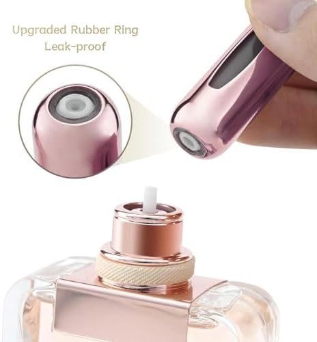 4 Adet Taşınabilir Mini Parfüm Atomizer Şişesi – 5 ML Yeniden Doldurulabilir Seyahat Parfüm Spreyi, Kompakt ve Sızdırmaz Tasarım