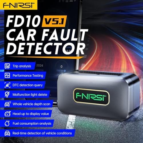 Alternative view of FNIRSI FD10 Araba OBD2 Tarayıcı, Kod Okuyucu, Hata Temizleyici IOS Bluetooth V5.1