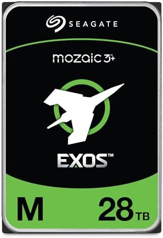 Exos M 28TB Kurumsal Dahili Sabit Disk HDD - 3.5" 6GB/s SATA 7200RPM 2.5M MTBF (ST28000NM003K)