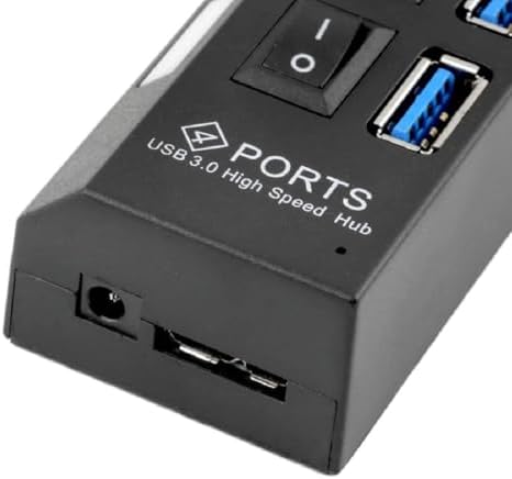 Alternative view of 3451 4 Port USB 3.0 2.0 Hub Çoğaltıcı Çoklayıcı Switch Splitter Çoklama Çoklu Cihaz Bağlama USB Çıkış: 1 x USB3.0 Hız: 3 x USB2.0 USB3.0-5GBit/sn, USB2.0-480Mbit/sn