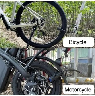 Yüksek Güvenlikli Çelik Kilit – Bisiklet Motosiklet Scooter ve Bebek Arabası İçin Dayanıklı Koruma