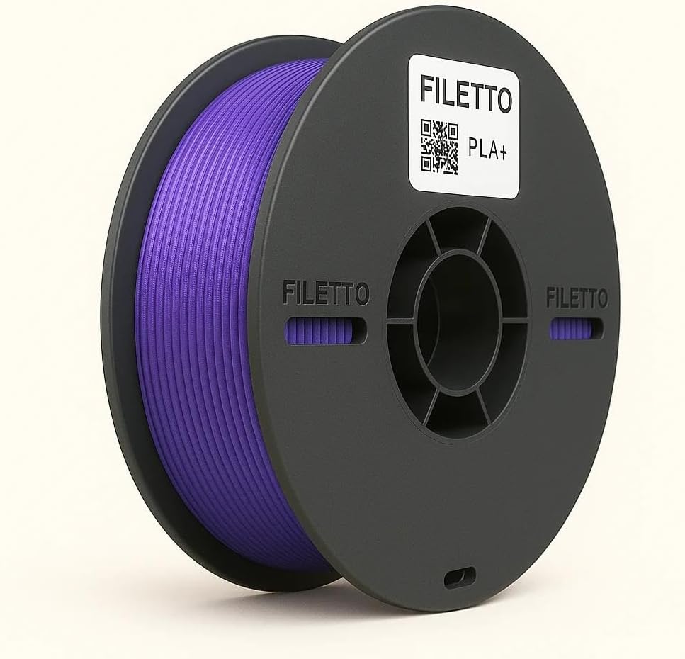 Alternative view of Filetto Pla+ Filament 1.75mm 1 Kg - Mor