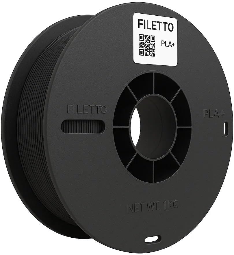 Alternative view of Filetto Pla+ Filament 1.75mm 1 Kg - Siyah