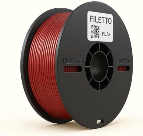 Filetto Pla+ Filament 1.75mm 1 Kg - Ateş Kırmızı