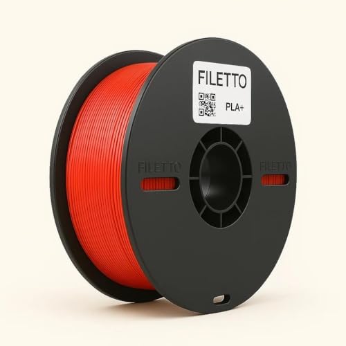 Filetto Pla+ Filament 1.75mm 1 Kg - Kırmızı