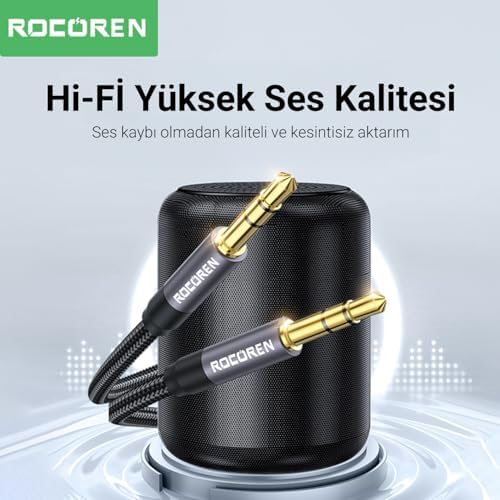 Alternative view of 3.5mm Hi-Fi TRS AUX Ses Kablosu 1 Metre