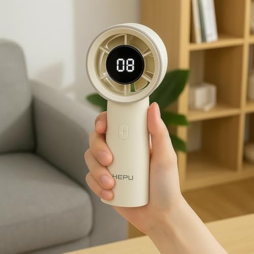 Alternative view of El Tipi USB Şarjlı Püskürtmeli Mini Fan Turbo Yüksek Hızlı Fan