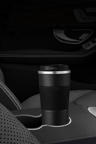 Alternative view of 304 L Kilitli Çelik Mat Siyah 510 ml Kahve Termos Mug cin405sy