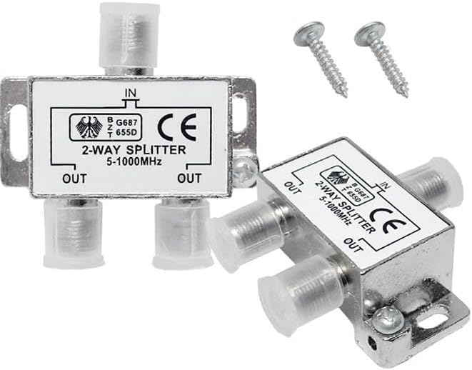Alternative view of 1848 2 li Uydu Splitter Kablo TV Rg6 Anten Çoklayıcı Dağıtıcı 3D HD SD Yayınları Destekler 1080P Destekli Yüksek Kalite Saf Bakır İç Malzemeden Üretilmiştir Parazitleri Önleyici Özellik