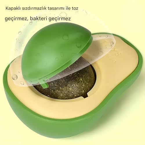 2’li Şekilli Kedi Yalama Topu – Kedi Otu İçerikli, Yapışkanlı, Doğal, Sindirimi Destekleyen Kedi Oyuncağı