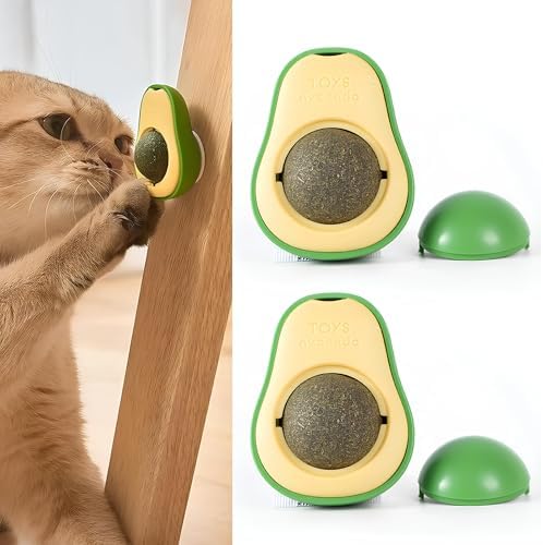 Alternative view of 2’li Şekilli Kedi Yalama Topu – Kedi Otu İçerikli, Yapışkanlı, Doğal, Sindirimi Destekleyen Kedi Oyuncağı