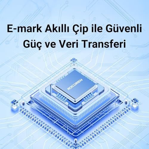 Alternative view of 60W Type-C to Type-C RGB Aydınlatmalı Örgülü Şarj ve Data Kablosu 2 Metre