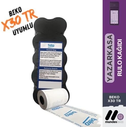 Alternative view of X30 Tr Yazarkasa Rulosu (1 Paket - 10 Adet) - 40mm - Tekli Paket