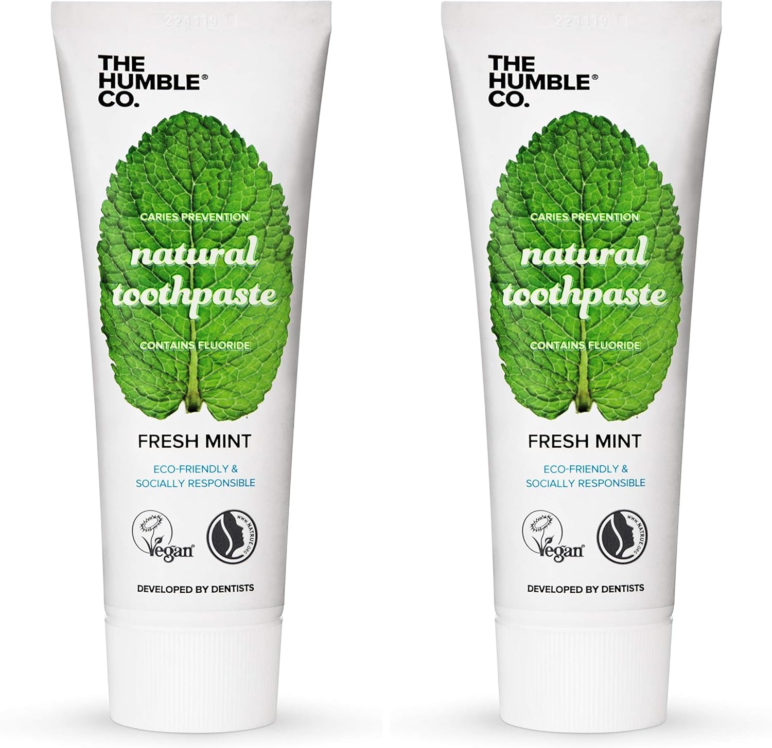 Alternative view of The Humble Co. Fresh Mint Florürlü Diş Macunu 75 ml (2 paketi)