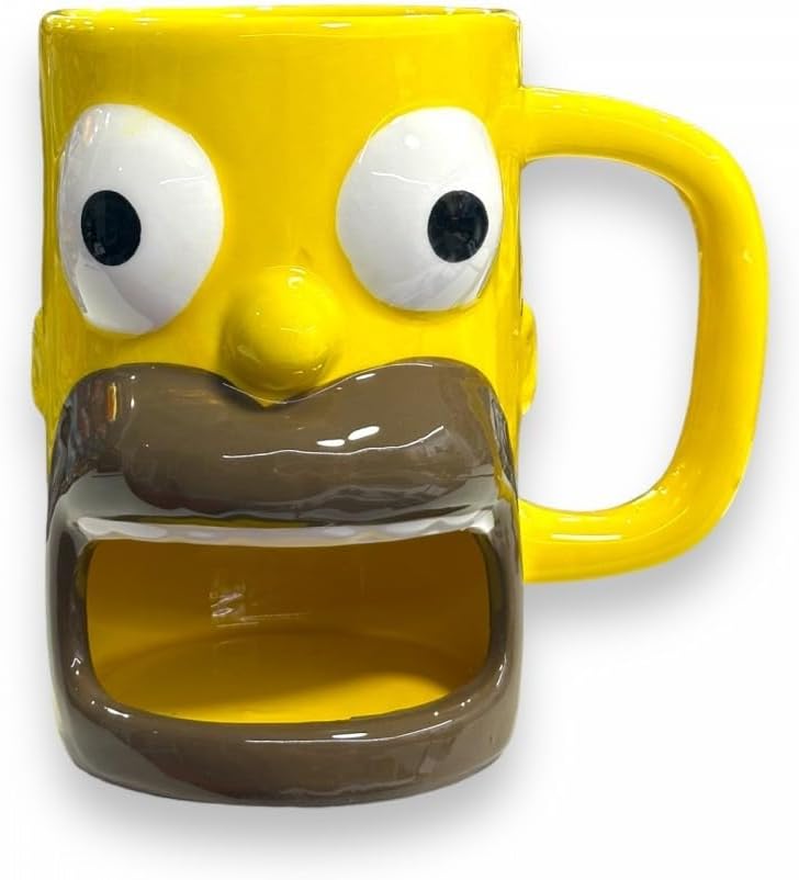 The Simpsons Homer Baba Seramik 3D Kupa Bardak