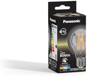 E27 Dim Edilebilir Filaman Lamba 7W 806LM 2700K Clear