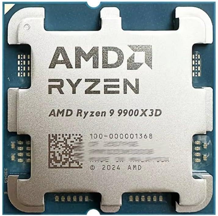 Alternative view of Ryzen 9 9900X3D Tray 4.4ghz 120W Am5