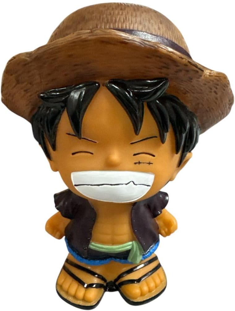 Alternative view of One Piece Luffy Figürlü Kumbara, Plastik, 20 cm, Mor