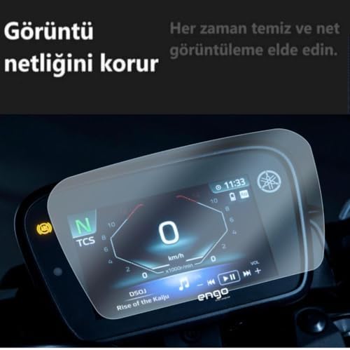 MT-125 5 inç Ekran Koruyucu TFT Gösterge Parlak ile Uyumlu