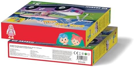 Alternative view of Ogi Mogi Toys Eğitici Bloklar Kız Arabası 136 Parça Yapı Seti