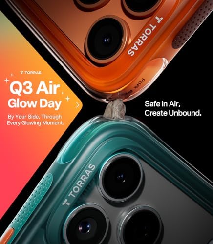 Ostand Q3 Air for Phone 17 Pro Max Kılıf Koruma Kapağı 17,5 cm O Turuncu