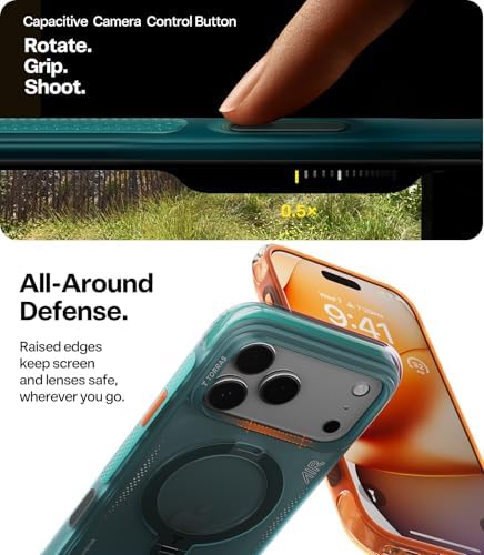 Alternative view of Ostand Q3 Air for Phone 17 Pro Max Kılıf Koruma Kapağı 17,5 cm O Turuncu