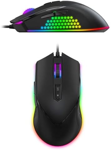 Alternative view of Kablolu RGB Işıklı Programlanabilir Gaming Mouse – 7 Tuş, 16 Milyon Renk Seçeneği, 2000-7000 DPI, USB Bağlantı MS814